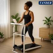 Esteira Mec�nica Ergom�trica Dobr�vel Display LCD 120kg