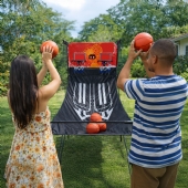 Tabela de Basquete Duplo com Placar Eletr�nico 5 Bolas Bomba de Ar
