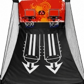 Tabela de Basquete Duplo com Placar Eletr�nico 5 Bolas Bomba de Ar