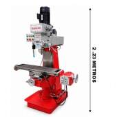 Furadeira Fresadora Industrial 380V Trifásica Metalurgia Usinagem 2,23m