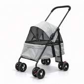 Carrinho de Passeio Pet para C�es e Gatos 20kg Dobr�vel