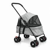 Carrinho de Passeio Pet para C�es e Gatos 20kg Dobr�vel