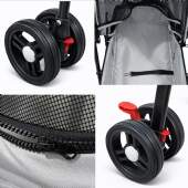 Carrinho de Passeio Pet para C�es e Gatos 20kg Dobr�vel