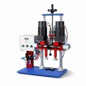 Rosqueadora de Tampas Semiautomática 120w 0-45 Garrafas/Minuto 220v