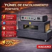T�nel de Encolhimento Port�til 7,5 kW 0-10 m/min 220v