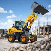Pá Carregadeira 5000kg Cap. De Carga 1.800Kg Elevação 4,30m a Diesel 4 Cilindros com Troca Rápida