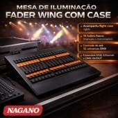 Mesa de Iluminação Fader Wing com Case