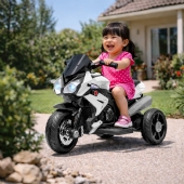 Mini Moto Elétrica Infantil com Som e Farol Led