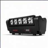 KIT 2 Moving Mini Spider Beam 8 Leds 5w RGBW DMX Profissional