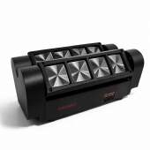 KIT 2 Moving Mini Spider Beam 8 Leds 5w RGBW DMX Profissional