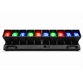 Kit 2 Barras Girat�ria M�quina Led RGB 12 Cabe�as 800w