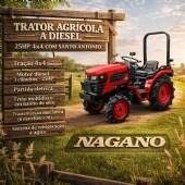 Trator Agr�cola a Diesel 25hp 4x4 com Santo Ant�nio