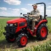Trator Agr�cola a Diesel 25hp 4x4 com Santo Ant�nio