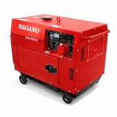 Gerador de Energia a Diesel 8kva Trifásico 110v/220v Silenciado Partida Elétrica Com QTA