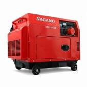 Gerador de Energia a Diesel 8kva Trifásico 110v/220v Silenciado Partida Elétrica Com QTA