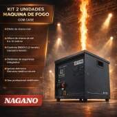 Kit 2 Unidades Máquina de Fogo 100w Profissional