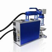 Máquina de Gravação Laser Fiber Portátil 30W Canhão Móvel 0-7000 mm/s BSL