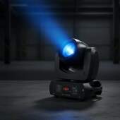 Moving Head Spot LED 60W DMX512 com 8 Gobos Foco Eletrônico Display Digital
