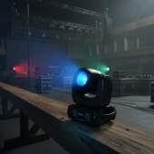 Moving Head Spot LED 60W DMX512 com 8 Gobos Foco Eletr�nico Display Digital