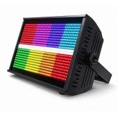 Refletor Strobo 1000w RGB Led DMX512 Display Digital Bivolt