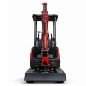 Mini Escavadeira a Diesel 25 hp 1500 kg Braço Articulado Cabine Aberta com Cobertura