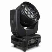 Moving Beam Bee Eye 19 LED RGBW 15w DMX512 Painel Digital