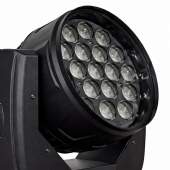 Moving Beam Bee Eye 19 LED RGBW 15w DMX512 Painel Digital