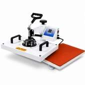 Prensa T�rmica Sublima��o 6 em 1 38x29cm Plana Camiseta Canecas Bon� Prato