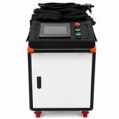 Máquina Laser 3 em 1 1500W Solda Corte e Limpeza Alta Precisão 220V Monofásico