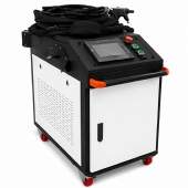Máquina Laser 3 em 1 1500W Solda Corte e Limpeza Alta Precisão 220V Monofásico
