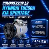 Compressor de Ar Hyundai Tucson Kia Sportage 977012E400 977011C250