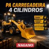 Pá Carregadeira 3200kg Cap. De Carga 1500Kg a Diesel 4 Cilindros