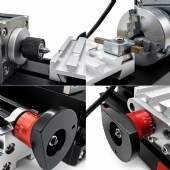Mini Torno Mecânico Alta Potência 60w 12000 RPM