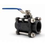 V�lvula Registro Esfera Tripartida WCB 1.1/4 Pol 32mm BSP
