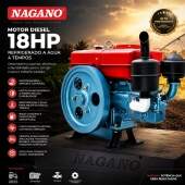 Motor Diesel 18hp Refrigerado a Água 4 Tempo