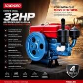 Motor a Diesel Partida El�trica 32hp Refrigerado a �gua 4 Tempos