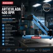 Rosqueadeira Pneumatica Articulada 400 RPM R1250 até M12