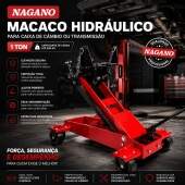 Macaco Hidráulico para Caixa de Cambio Transmissão 1 Ton