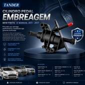 Cilindro Pedal Embreagem Original New Fiesta 1.6 Manual 2011 2017 E3B17A543AA