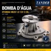 Bomba D'Água Hyundai HB20 1.0 12V 3 Cilindros 2011 a 2020 2510004010