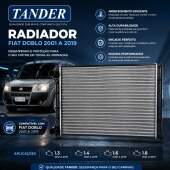 Radiador Fiat Doblo 1.3 1.4 1.6 1.8 2001 a 2019 MLBU1730068369