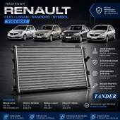 Radiador Renault Clio Logan Sandero Symbol 2006-2013 MLBU1726415353