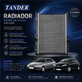 Radiador Peugeot 206 1.4 Flex 2005-2008 MLBU145580637