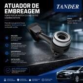 Atuador de Embreagem Ford Focus Hatch 2.0 16V Zetec Câmbio MTX75 2000 em Diante