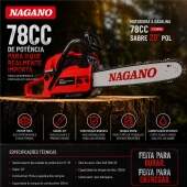 Motosserra a Gasolina 78cc 2 Tempos Sabre 20 pol