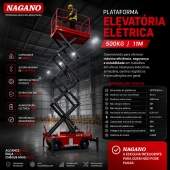 Plataforma Elevatória Elétrica 500kg 11m