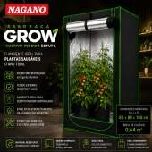 Barraca Grow Cultivo Indoor Estufa 80x80x180cm com Mylar Refletivo e Tecido Oxford 600D