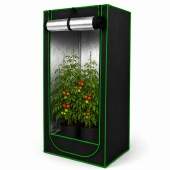 Barraca Grow Cultivo Indoor Estufa 80x80x180cm com Mylar Refletivo e Tecido Oxford 600D