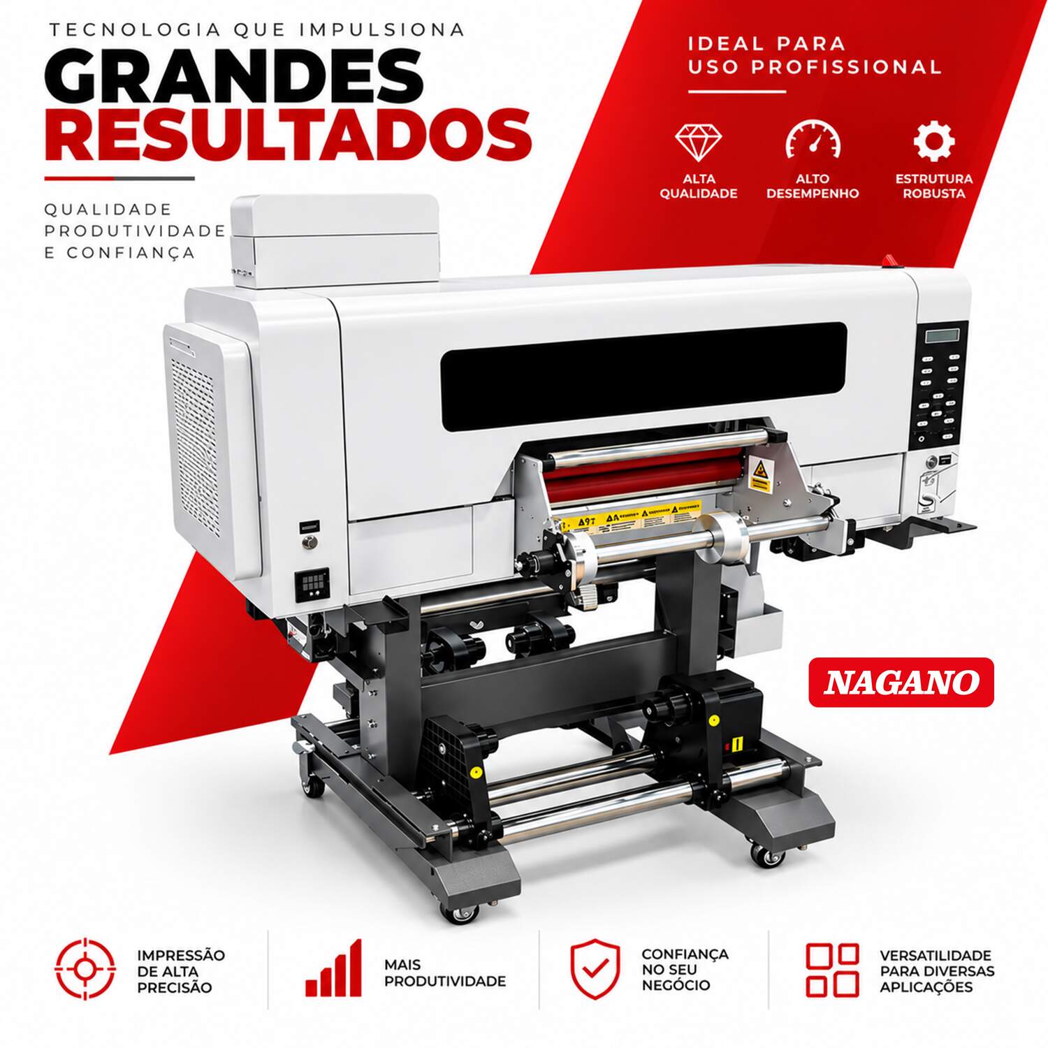 Máquina de Impressão DTF UV 2 Cabeças XP600 Flexiprint - Nagano | A…