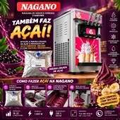Máquina de Sorvete Expresso 3 Sabores 220v